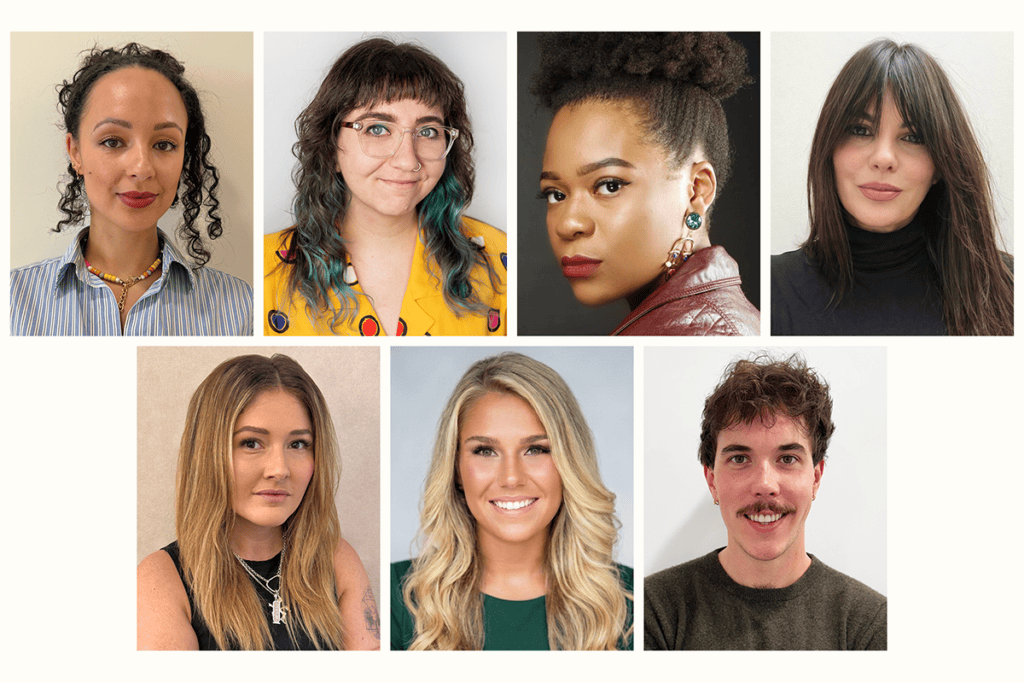 PHOTO: Top L-R - Ishsha Bourguet, Carly Goldberg, Seven Jarrett, Belinda Law; Bottom L-R - India Lawson, Lauren LoLordo, Sean Merlin.